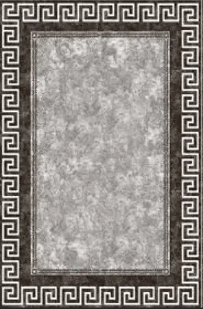 Decorative Elegant Modern Rug Gray-Dark Brown Carpet Sw